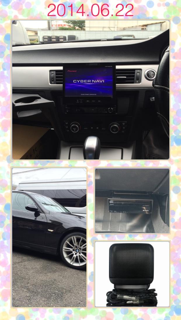 BMW 320i ナビ取り付け完了