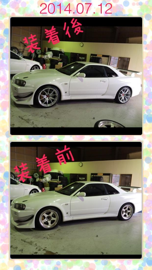 34スカイラインGTR ホイール